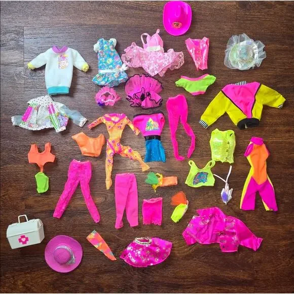 HUGE Barbie Ken Vintage Clothing + Shoes Lot - 35+ pairs of shoes +50+